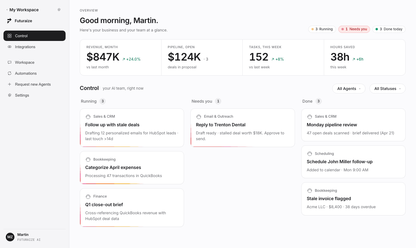 AIOS Dashboard